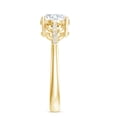 thumbnail image 3 of Rosec Jewels Designer Lab Created Diamond Engagement Ring 2 Carat - EF-VS Grade Certified, 18K Yellow Gold, US 4.50, 3 of 8