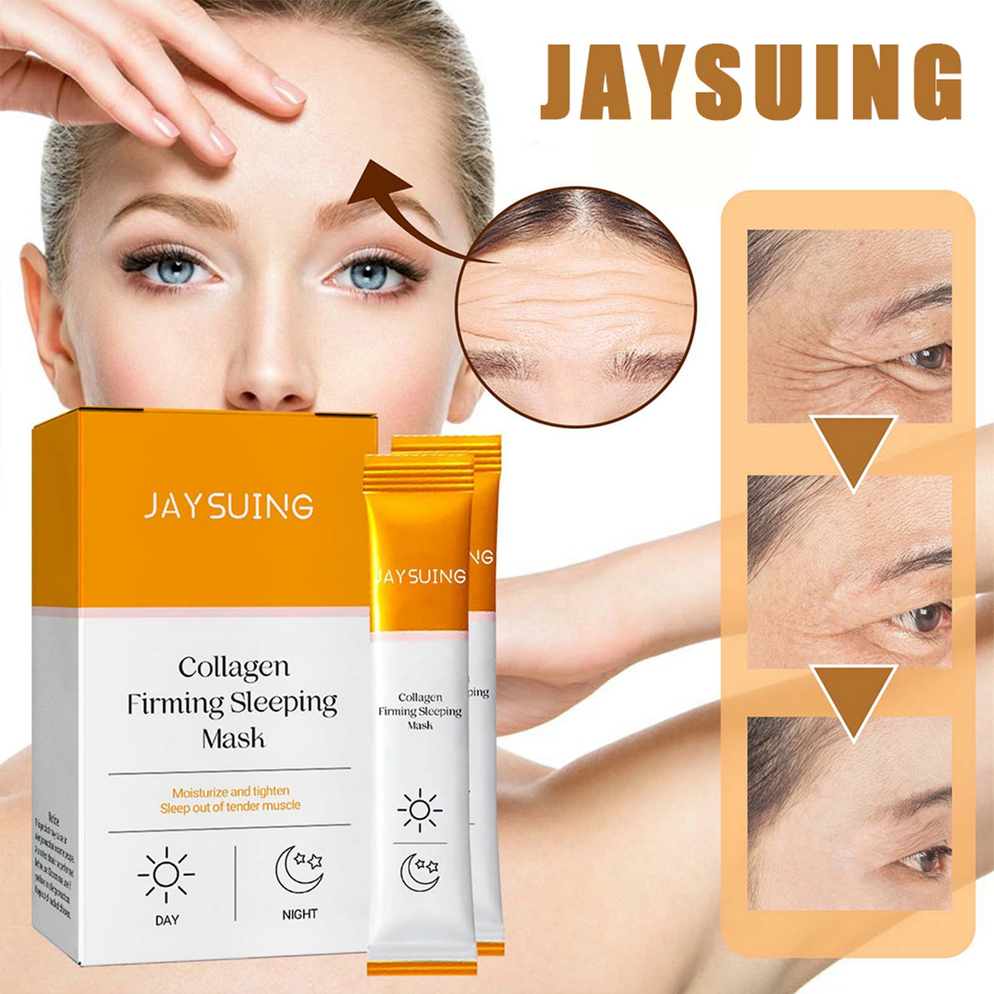 Baloco 20 Pcs Collagen Facial Masks Gel Face Anti Aging Wrinkle