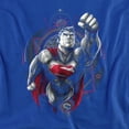 thumbnail image 2 of Superman Propaganda Superman Women's T Shirt, Royal, 2X-Large, 2 of 6