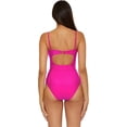 thumbnail image 5 of BECCA by Rebecca Virtue womens  Monte Carlo One-Piece, m, Pink, 5 of 6