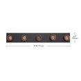thumbnail image 2 of Alden 5-Light Vanity Light, Matte Black, 2 of 9