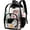 Black, variant on PayUSD Clear Backpack Heavy Duty Stadium Approved Waterproof PVC Transparent Book Bag with Reinforced Strap for School Work Travel Festival, Black