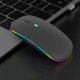 thumbnail image 2 of Ratón inalámbrico Bluetooth Guiheng recargable LED gris, 2 of 7