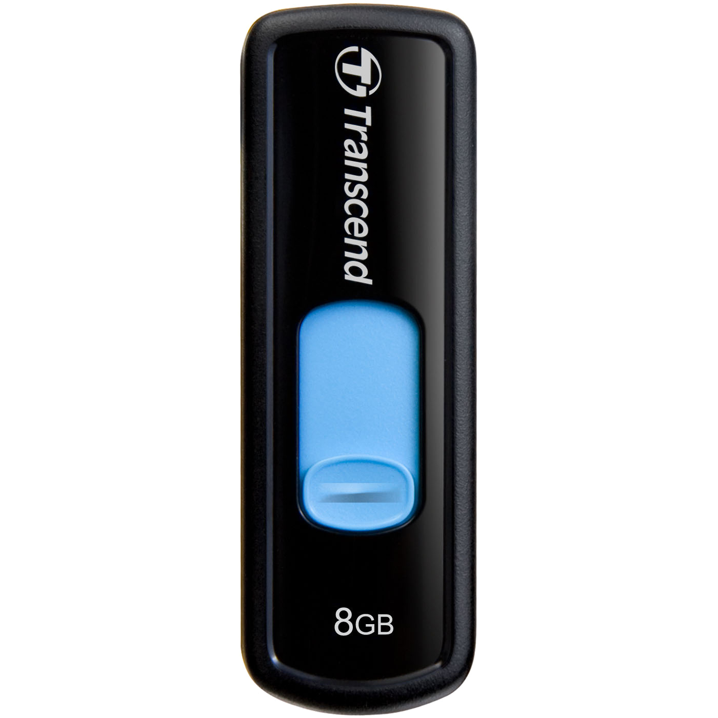 8GB JETFLASH 500 USB 2.0 DRIVE BLACK DSHIP AVAIL - image 3 of 4