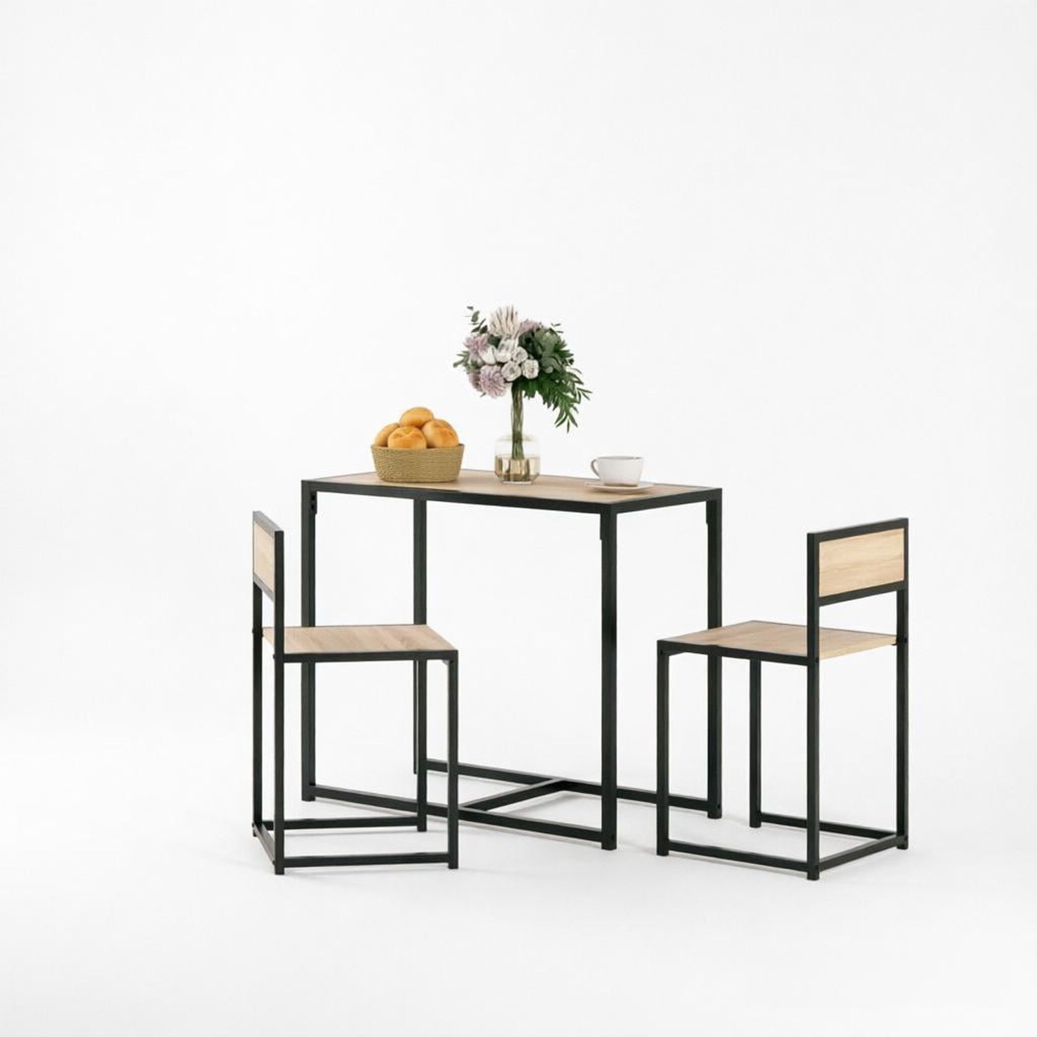 3-Piece Table and Chair Set, Kitchen Table Furniture Set, Dining Furniture Set, Conversation Furniture Set