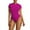 Hot Pink, variant on Lisingtool Full Body Jumpsuit Women's Slid Color Fitting Short Sleeves Round Neck Bodysuit Bottoming Jumpsuit Bodysuit Top Jumpsuits for Women Dressy Black