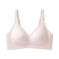thumbnail image 2 of Lenpel Seamless Wireless Bras for Women Soft Support Lightly Padded Full Coverage Lift up Bralettes Comfortable T Shirt Bras, 2 of 7