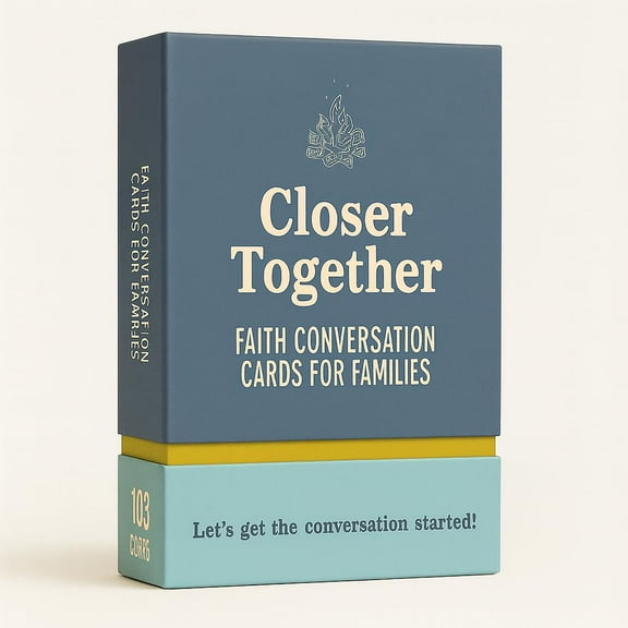 Closer Together: Family Conversation Cards for Christian Families to Deepen Connection, Strengthen Faith and Grow Spiritually