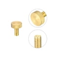 thumbnail image 4 of Unique Bargains Vis Moletées pour Pouce, Boulons Plats en Laiton M8x20 mm, Boutons de Prise, Attaches, Lot de 10, 4 of 4