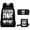 Black, variant on Jey Uso Four Letters One Word Yeet 3pcs/set Backpack Crossbody Bag Women Men Outdoor Casual Rucksack