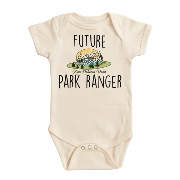 Park Ranger Newborn Baby Bodysuit