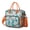 Orange-25, variant on Fluffy Fox Print Insulated Lunch Tote – Waterproof Lunch Box with Cute Cartoon Design, Multi-Pocket Cooler for Daily Office, School, or Picnic Use