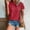 D, variant on Summer Sales LSONABXA Saving $5 Womens T Shirt Short Sleeve Workout Tops Solid Color T Shirts Loose Fit Crewneck Basic Tee Summer Top C