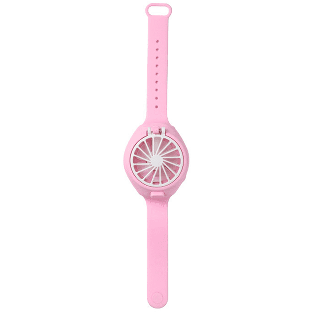 Mire el mini ventilador portátil de mano con una cómoda correa para la muñeca, ultra silencioso, de tres velocidades, eléctrico, recargable, USB, plegable, compacto, pequeño ventilador, oficina Fokelyi CPB-US-WZY150-2