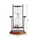 thumbnail image 2 of Reloj de arena giratorio de Metal de 15 minutos, reloj de arena, adorno de mesa, regalo de decoración del hogar, 2 of 5