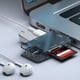 thumbnail image 4 of Lector de tarjetas USB Lector de tarjetas Micro SD de aleación de zinc para Macbook Smartphone PC Laptop JShteea Nuevo, 4 of 9