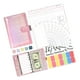 thumbnail image 2 of Carpeta de cuaderno de cuero PU Macarena A6 Organizador de dinero rosado, 2 of 6
