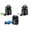 Blue, variant on Dye 160 Round Lock Lid Paintball Pod Tubes - 6 Pack - Smoke