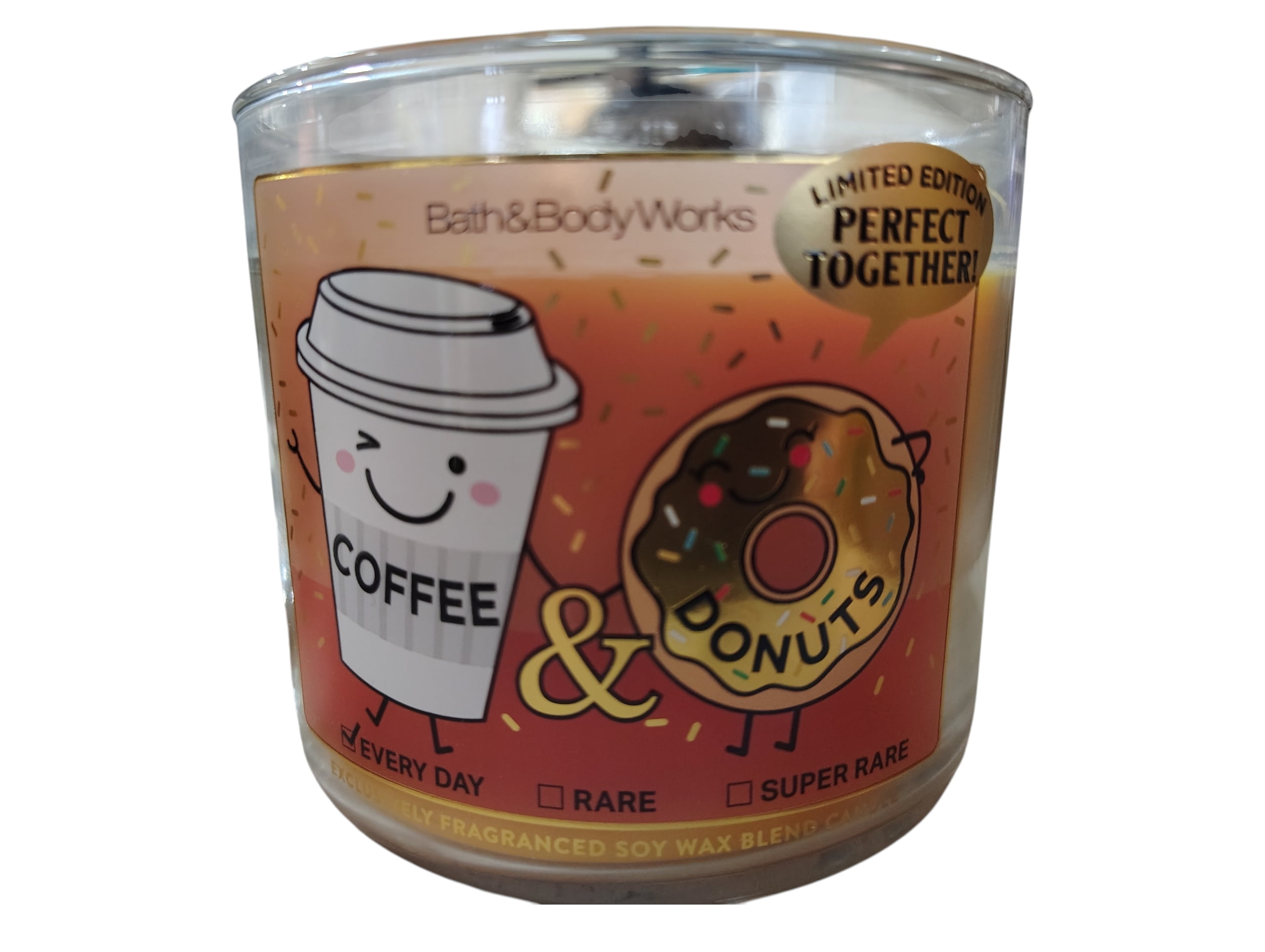Bath & Body Works Coffee & Donuts 3 Wick Scented Candle