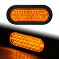thumbnail image 3 of Astra Depot 4pcs Amber 24-LED 6" Oval Oblong Turn Signal Light Cargo Semi Trailer Container Tractor Truck Bus Lorries 12V, 3 of 8