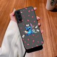 thumbnail image 3 of Matte Case for Samsung Galaxy S23 S22 S21 S20 S10 4G S9 S8 Plus ULTRA 5G LITE Case Funda Coque Shell Lilo & Stitch Cartoon Anime, 3 of 5