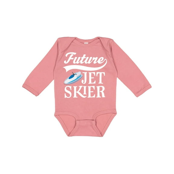 Inktastic Future Jet Skier Water Sports Skiing Boys or Girls Long Sleeve Baby Bodysuit