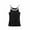 Black, variant on Xixinqiwan Women Tank Tops,Womens Scoop Neck Longline Sports Bra U Back Adjustable Straps Workout Crop Tank Top with Built in Pads