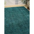 thumbnail image 2 of Fine Vintage Luka Blue/Charcoal Rug, 6'4" x 8'0", 2 of 9