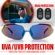 thumbnail image 3 of Gafas de sol Franklin Sports Oval MLB WHT DLX FLIP-UP blancas, 3 of 9