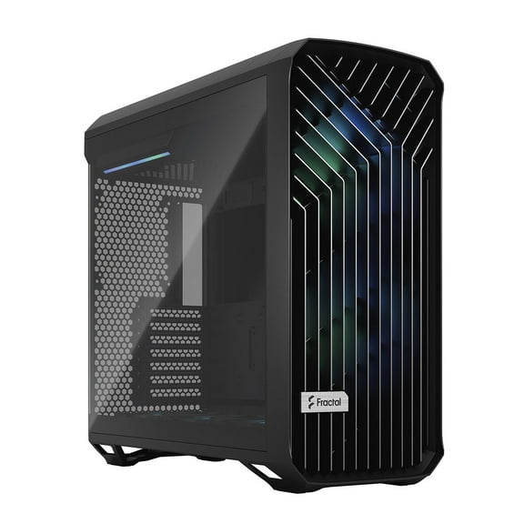 Fractal Design Torrent E-ATX Mid-Tower Computer Case, Solid Black