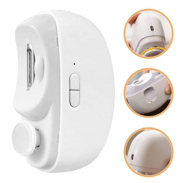 FELTECHELECTR Cortauñas Eléctrico 2 En 1 Con Recargable USB Para Manicura En Casa Multiusos Y Portátil