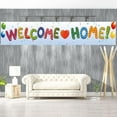 thumbnail image 2 of Welcome Home Banner Housewarming, Outdoor Welcome Back Home Yard Sign, Welcome Home Decorations Photo Props for Hospital Military Homecoming Deployment Returning Party Family Party Supplies, 2 of 11