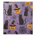 thumbnail image 6 of Yayeee Magnetic Dishwasher Cover for The Front Decoration Home Kitchen Machine Sticker Protector, Purple Halloween Black Cat, 6 of 6
