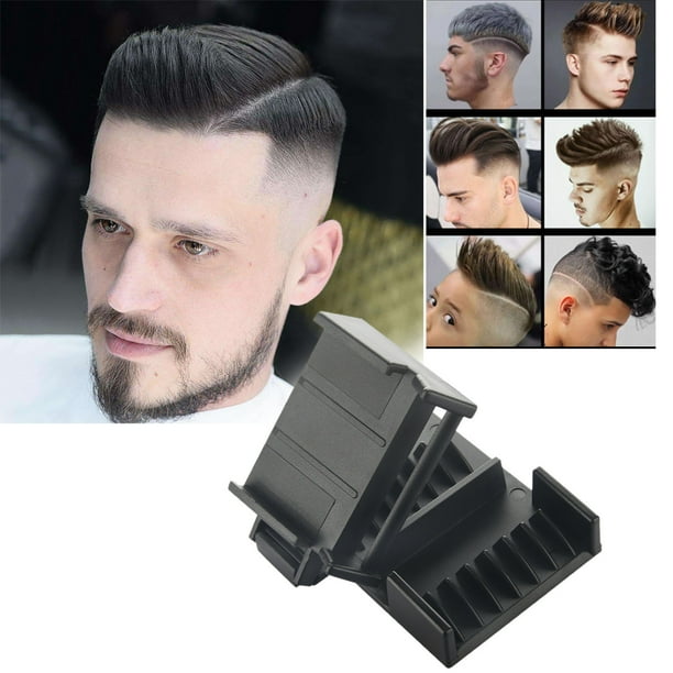 Fiudx Accesorio Recortador de Cabello, Peine Protector de Plástico, Herramienta para Eliminar Puntas Abiertas, Diseño Fácil de Usar, Uso Profesional En Salones Domésticos, Perfecto para Barberos y Es