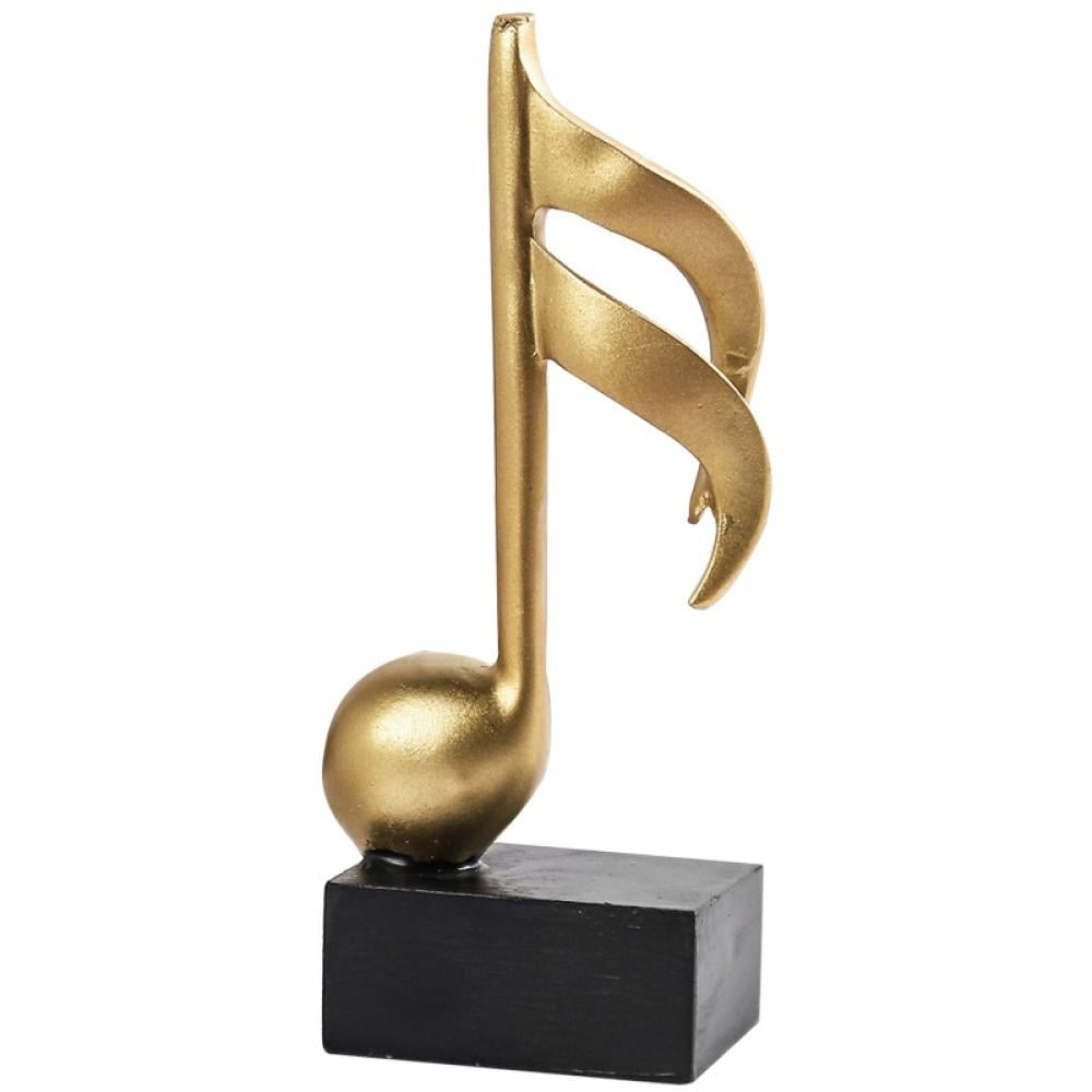 Details about   Musical Note Home Decor Accessories Figurine Decorative Art Statuette Golden Use 