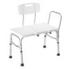 Carex Shower and Bath Transfer Bench with Height Adjustable Legs, 300 lb Weight Capacity