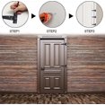 thumbnail image 2 of Pack Heavy Duty Galvanized Iron T-Shaped Door Hinges with Stainless Steel Latch Hinges for Wooden Doors, Windows, Drawers (Black), 2 of 5