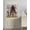 Gray, variant on Farm Cow Pig Blackout Door Curtains for French, Glass,Front, Back, Patio Door, Farmhouse Animals Retro Fench Wood Bran Thermal Insulated Rod Pocket Window Curtain Drapes With Tiebacks 54"x40"