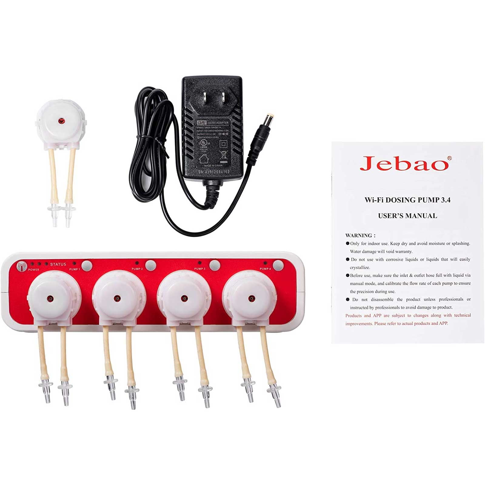 Jebao WiFi Dosing Pump Doser MD-4.4 Programmable Automatic Marine