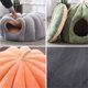 thumbnail image 4 of Cama para gatos de interior, bonita cama cueva estilo calabaza, tienda de campaña con cojín extraíble, suave cojín sintético, cama para perros, casa para perros, 4 of 5
