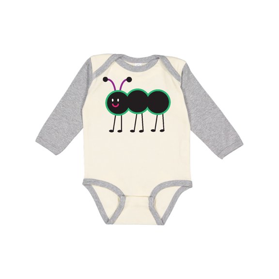 Inktastic Ant Bug Boys or Girls Long Sleeve Baby Bodysuit