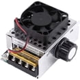 thumbnail image 1 of HUGFEGWE Pulse Wave Modulator With Fan, 4000W SCR Electronic Voltage Regulator Dimmer Temperature Controller Motor Speed Controlling Module Board with Cooling Fan CJB91-48347, 1 of 8