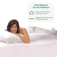 thumbnail image 3 of Sleep Innovations Embrace Memory Foam Body Pillow with Hypoallergenic Cover, White 1'8" x 4'6", 3 of 6