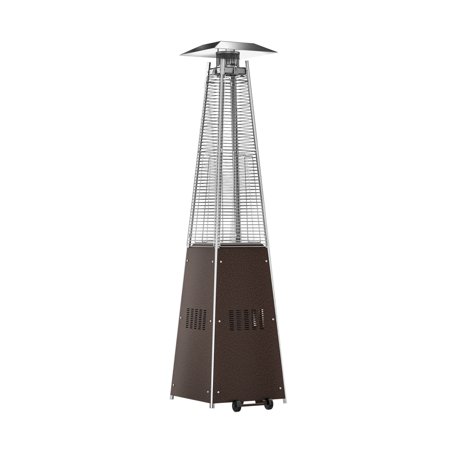 WestinTrends 46 000 BTU Pyramid Propane Patio Heater for Outdoor Garden  Bronze