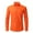 Orange, variant on Huuilaibazoo Men Long Sleeve Dress Shirt - Regular Fit Stretch Free-Wrinkle Casual Button Down Shirt