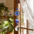 thumbnail image 4 of Cheapark Evil Eye Crystal Suncatcher Pendant, Window Balcony Garden Wall Hanging Ornament for Home Festival & Gifting Decor, 14.96in, 1 Pack, 4 of 8