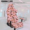thumbnail image 4 of TSOVTHRID Dachshund Dog Heart Pink Print Gaming Chair Covers,Stretch Computer Chair Cover Scratch Resistant Gaming Chair Seat Cover with Armrest Slipcovers for Bedroom Office Valentine's Day Decor, 4 of 7