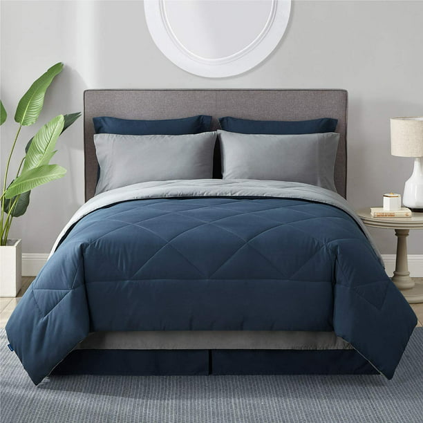 Golden Home Bed In A Bag Comforter Sets, Light Grey King Bedding Set