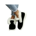 thumbnail image 3 of Oucaili Women Ankle Boots Slip On Comfortable Winter Warm Anti Skid Flats Casual Shoes, 3 of 6