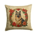 thumbnail image 2 of Belgian Tervuren Christmas Flowers Throw Pillow 14 in x 14 in, 2 of 2